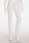 Balmain - White Denim Moto-style Skinny Jeans - FR 40