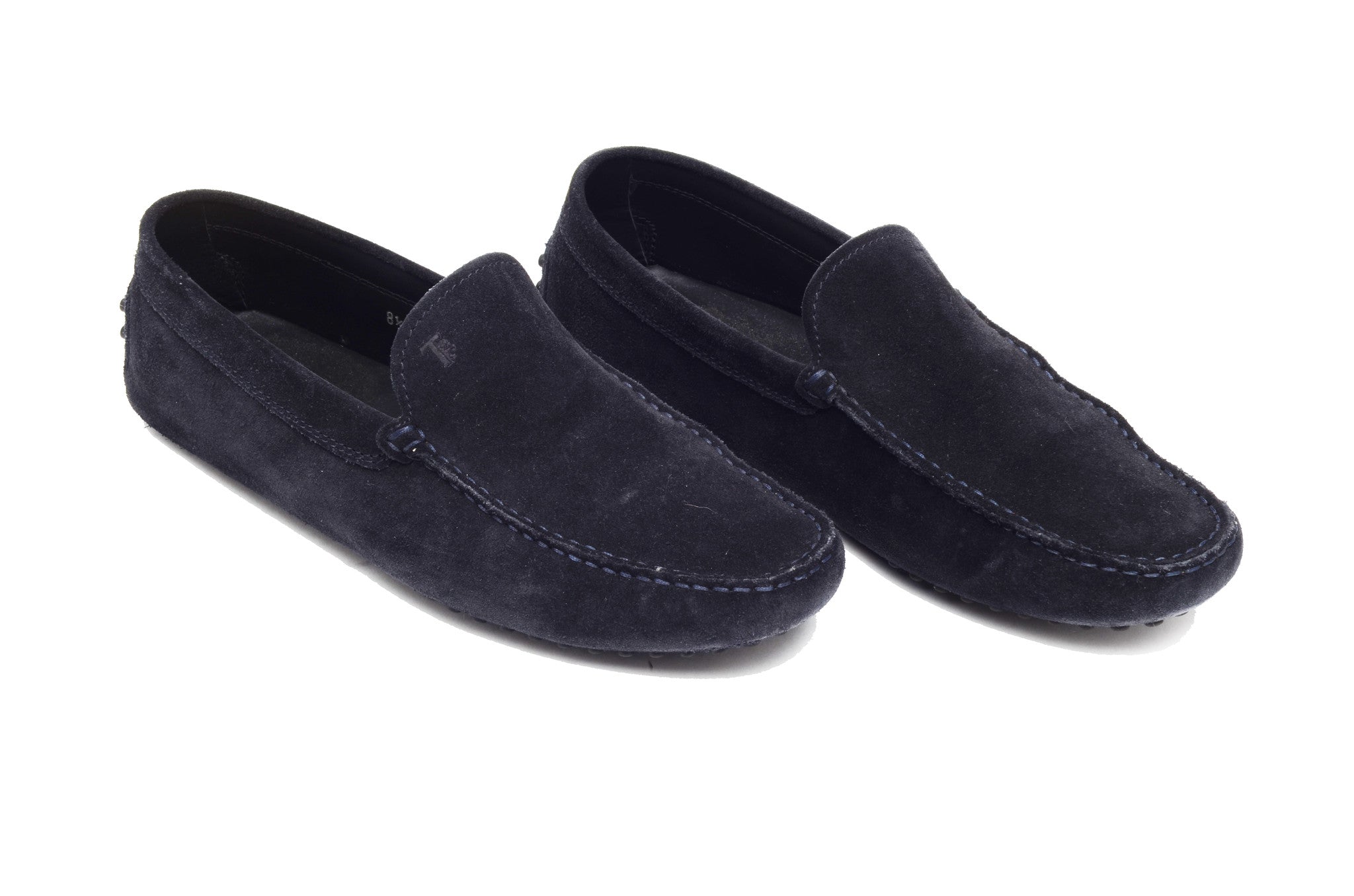 Tod's  - Black Suede Driving Shoes - 8 1/2M