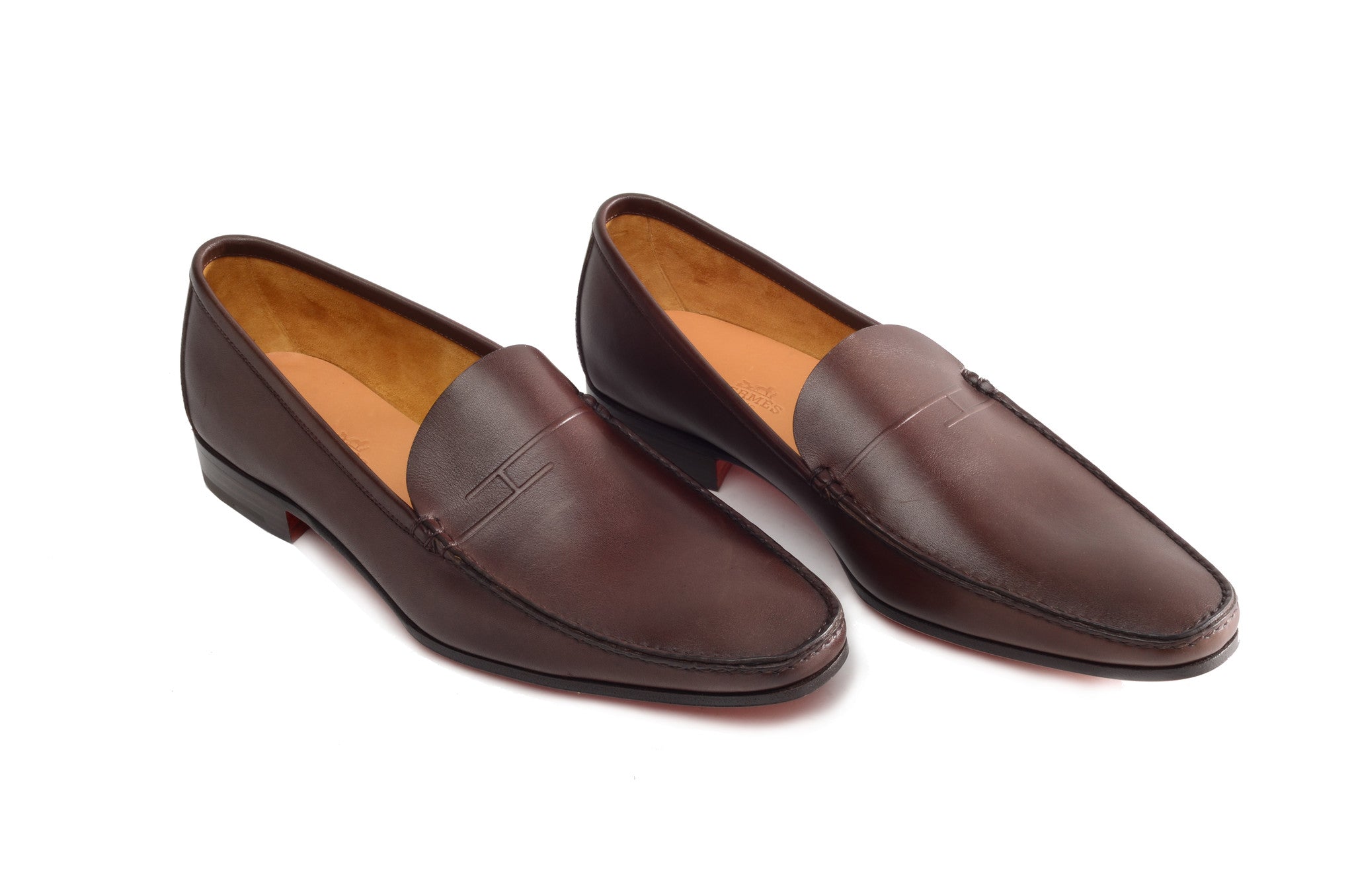 Hermes - New In Box Brown Leather Men's Shoe - IT 43