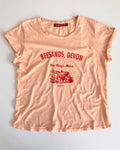 Organic Cotton T-shirt in Apricot