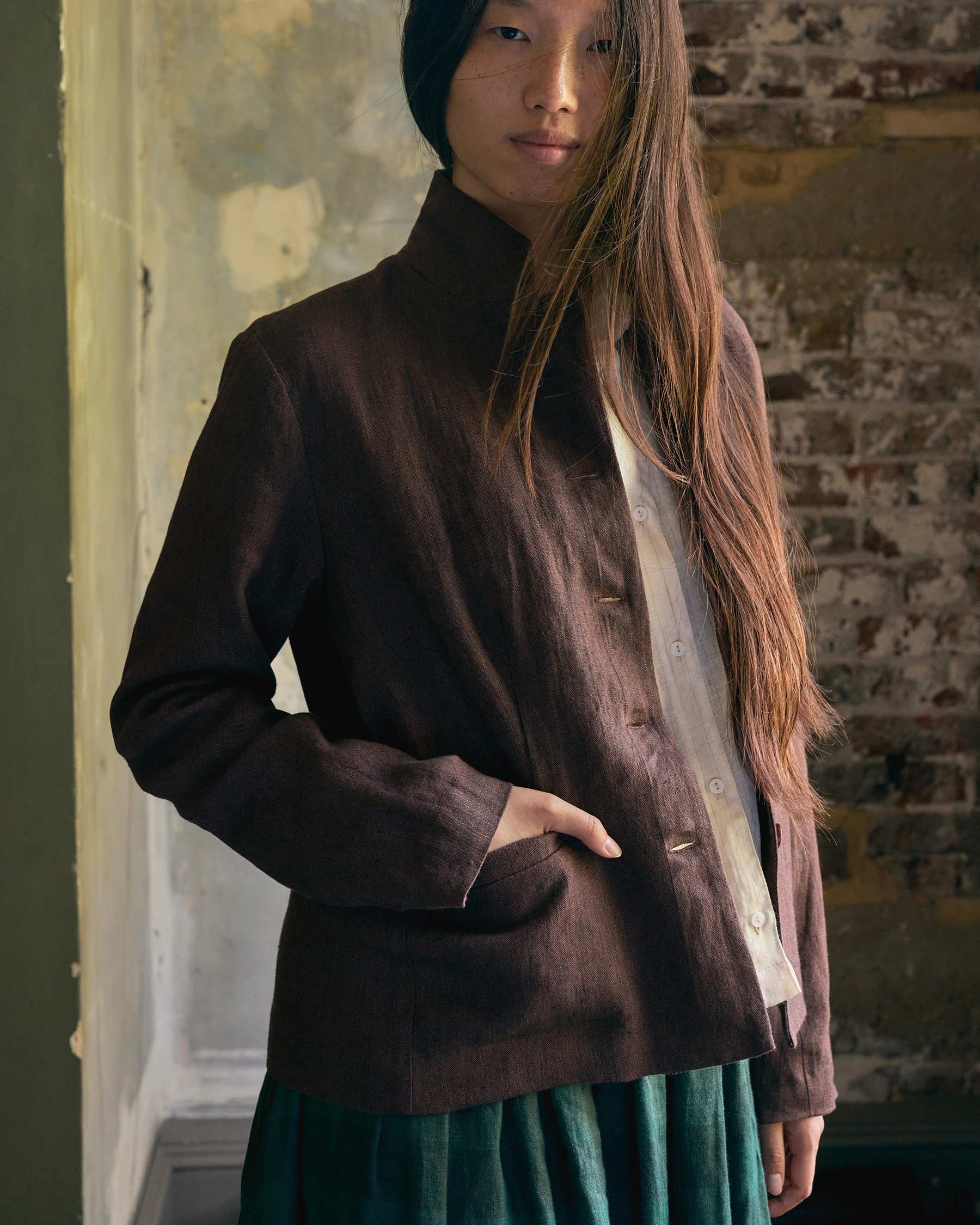 Tailored Linen Jacket No.10 in Worcestershire