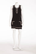 Chanel - Black & White Sleeveless Dress - FR 38