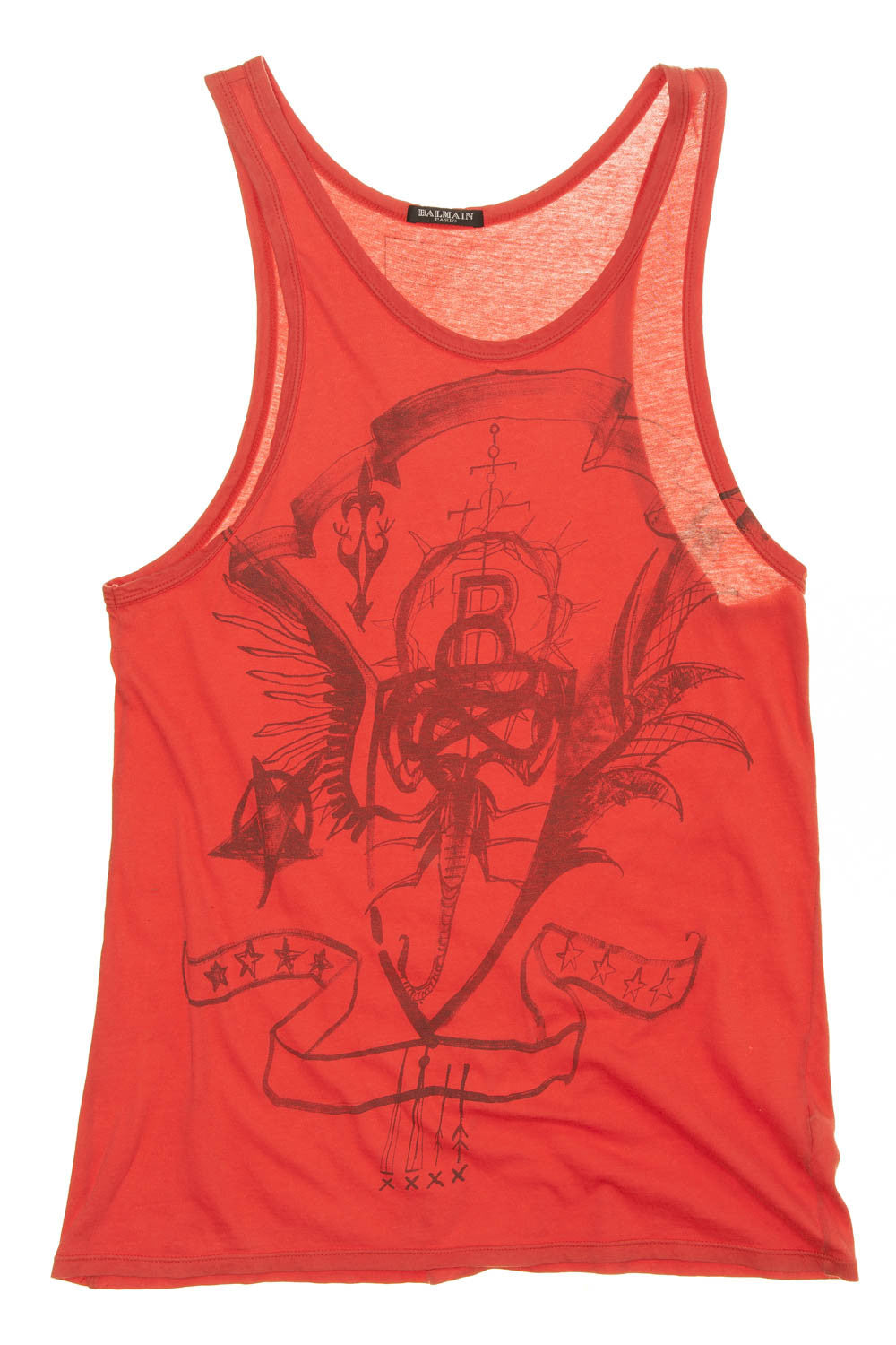 Balmain - Red Tank Top - FR 40