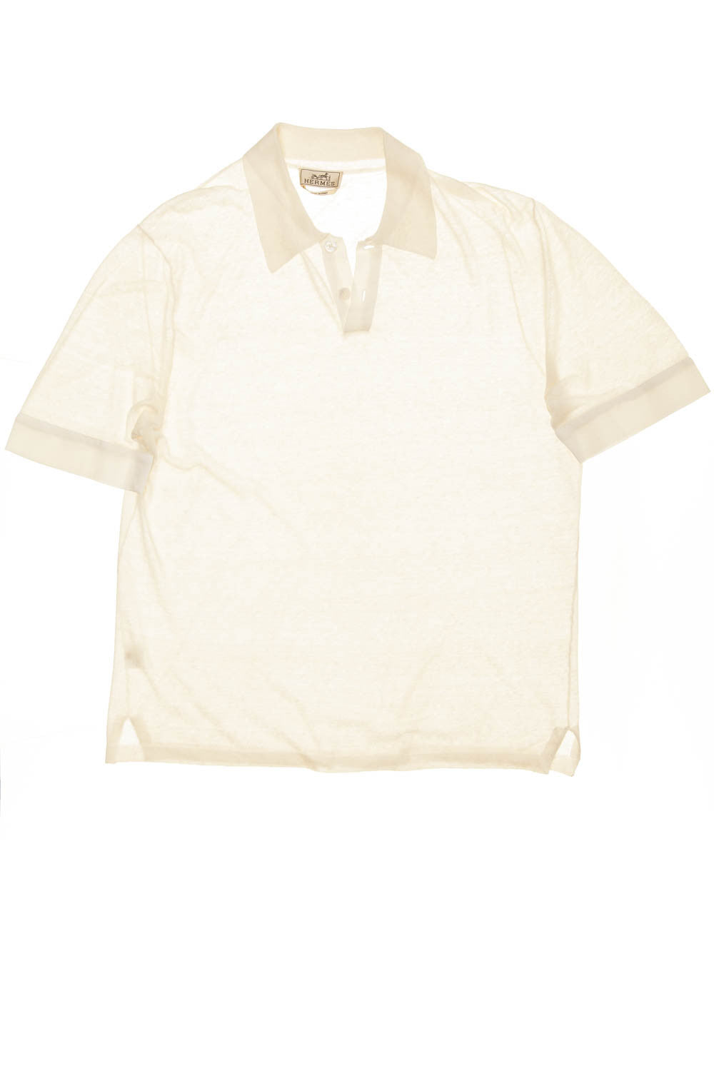 Authentic Hermes  - Off White Short Sleeve TShirt - XL