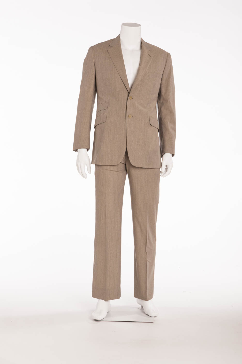 Authentic Hermes - 2PC Khaki Colored Suit - IT 54
