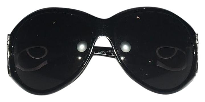 Roberto Cavalli - Black and Silver Sunglasses - One Size