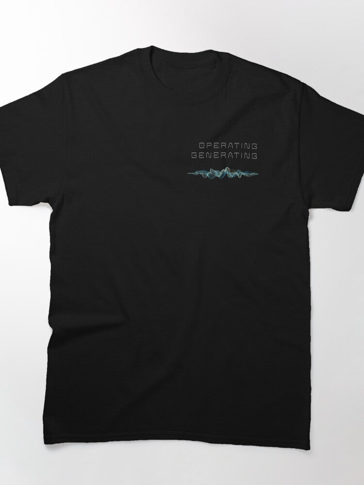 Operating Generating System Oversized T-Shirt Tech Process Apparel
