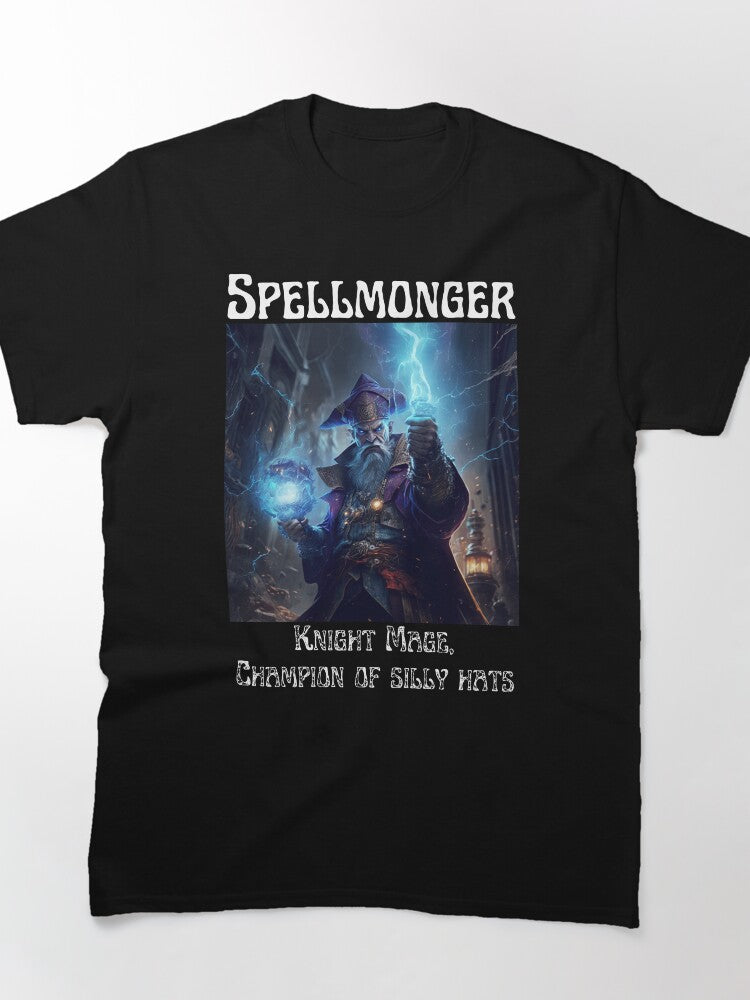 Spellmonger Silly Hats Oversized T-Shirt Fantasy Fiction Fan Apparel