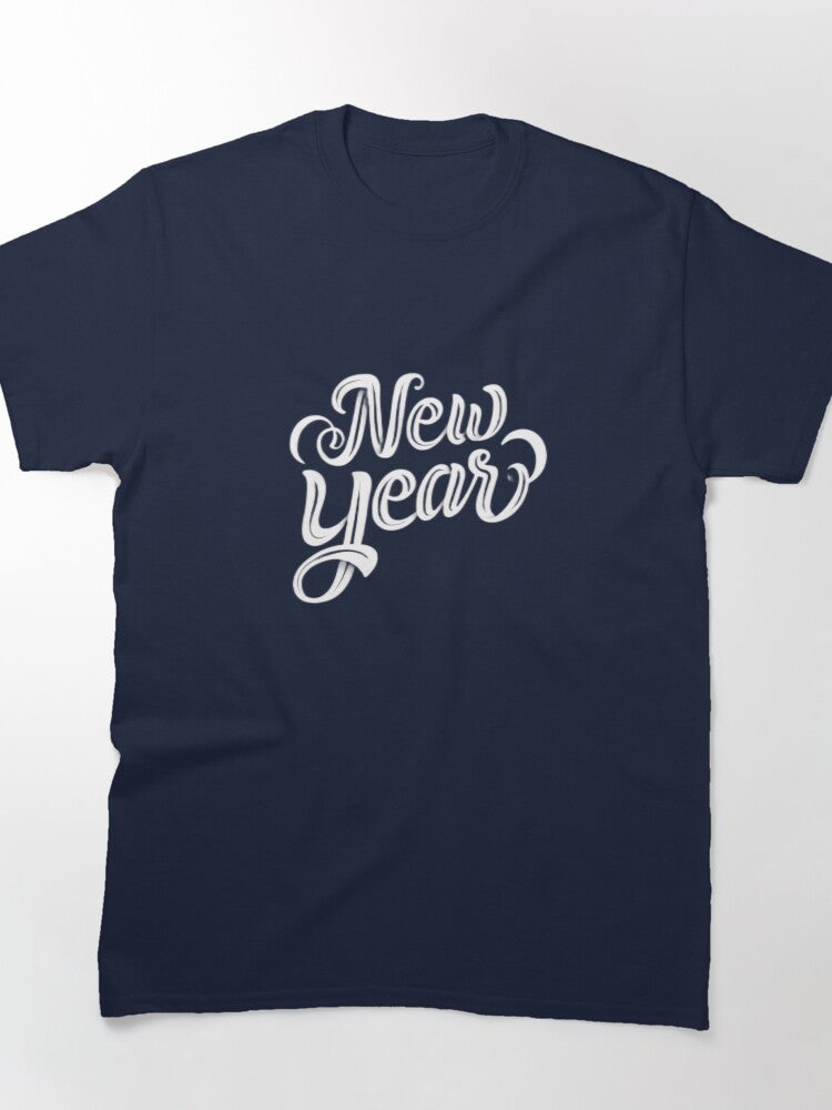 Colorful New Year Graphic Tee – Vibrant Festive Celebration
