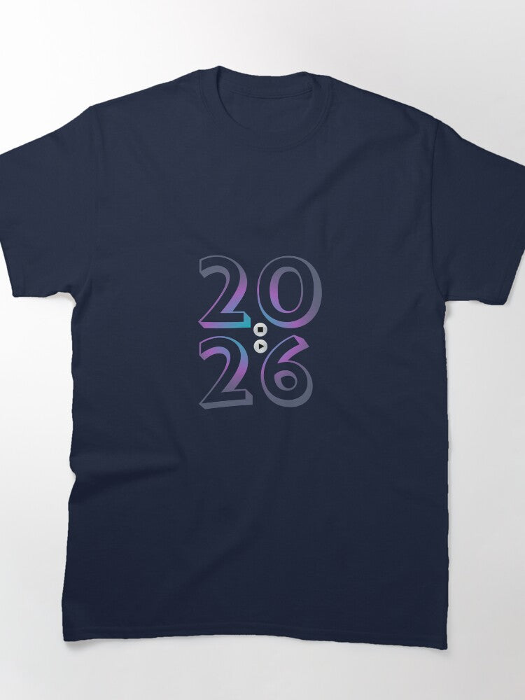 New Year 2026 Celebration Holiday Party Graphic Classic T-Shirt