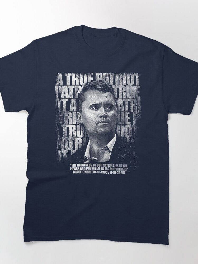 Charlie Kirk Tribute Patriot Memorial Graphic Classic T-Shirt