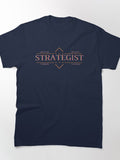 Strategist Professional Career Job Title Minimalist Tee