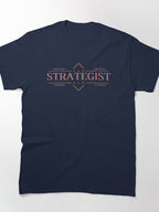 Strategist Professional Career Job Title Minimalist Tee