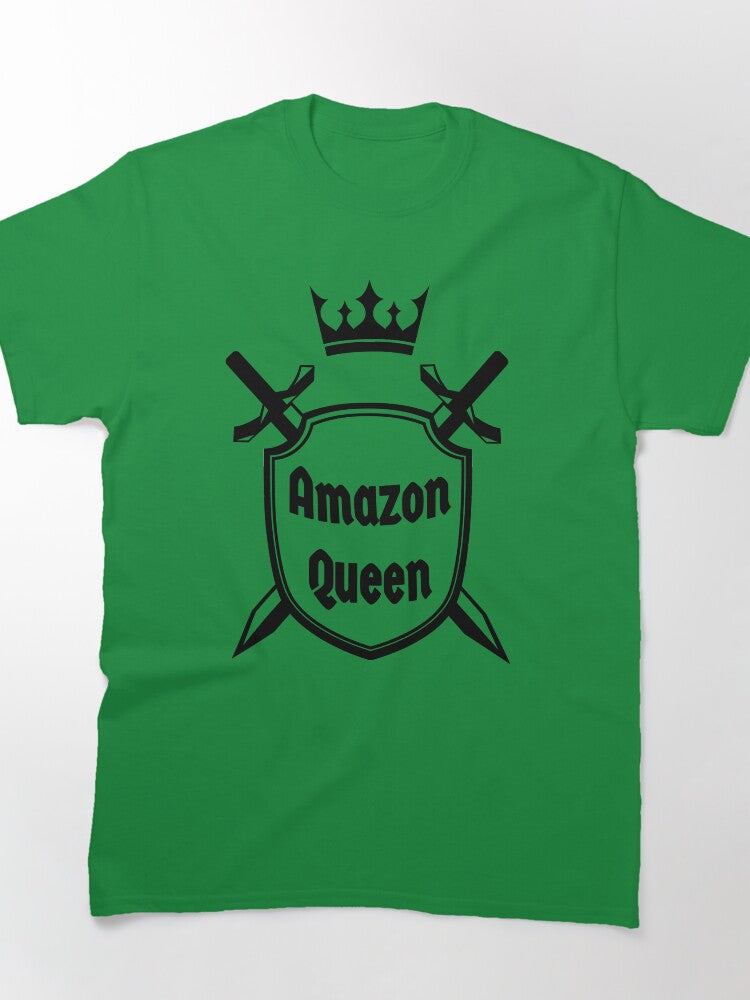 Amazon Queen Tall Women Quote Tee - Fun Height Empowerment Gift