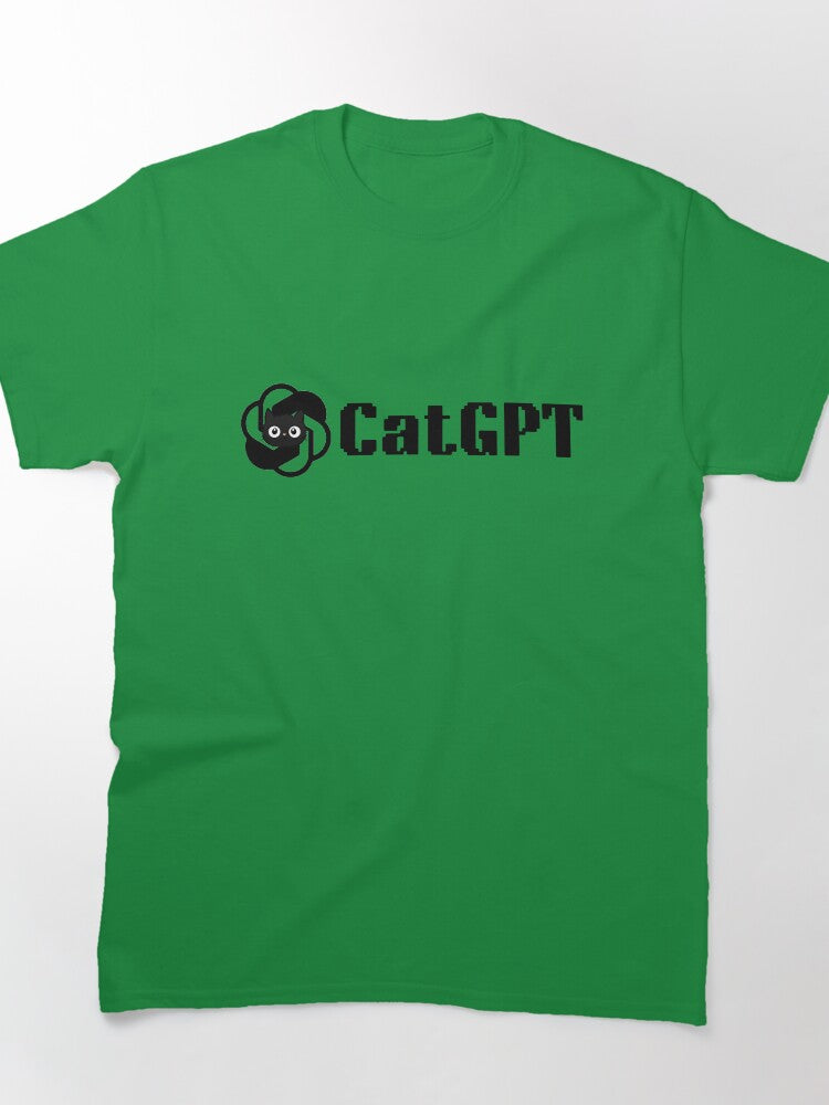 CatGPT Funny Cat AI Chatbot Shirt | Kitty Robot Tech Lover Graphic
