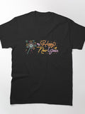 Happy New Year Script Tee – Elegant Seasonal Holiday Fashion
