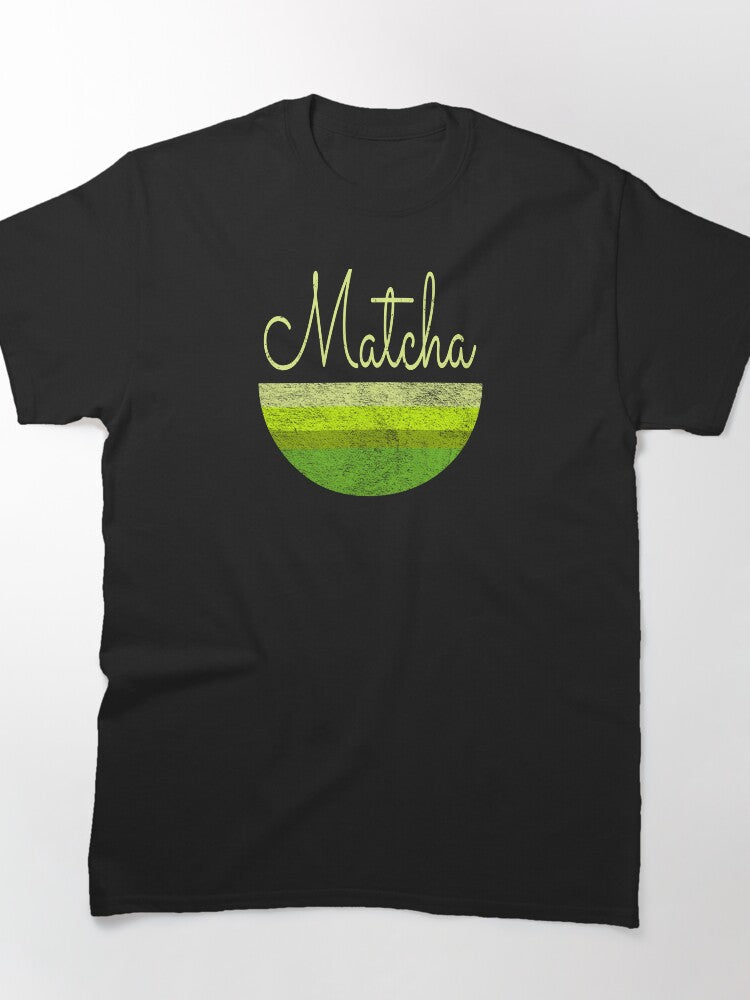 Matcha Green Aesthetic T-Shirt Minimalist Japanese Tea Apparel