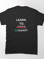 Learn To ChatGPT Prompt Engineering Shirt | AI Skills Training Tee