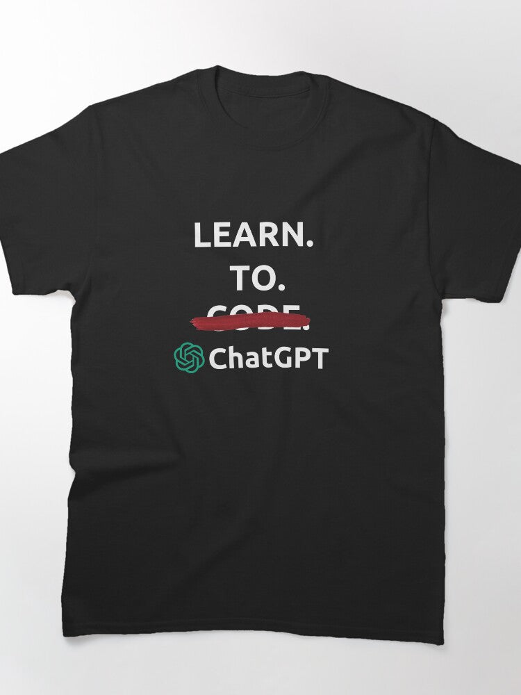 Learn To ChatGPT Prompt Engineering Shirt | AI Skills Training Tee