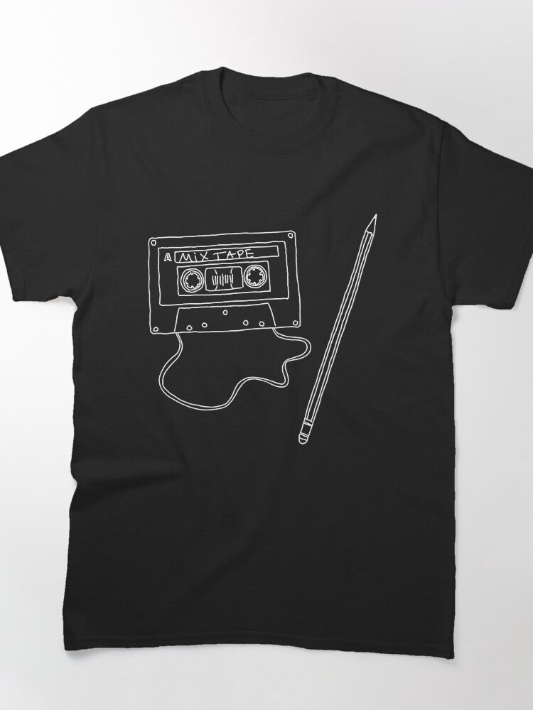 Retro Cassette Tape 80s Vintage Music Nostalgia Graphic Tee