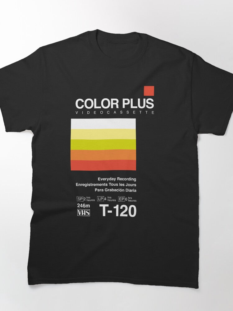 VHS#7 Retro Glitch Video Tape Aesthetic Classic T-Shirt