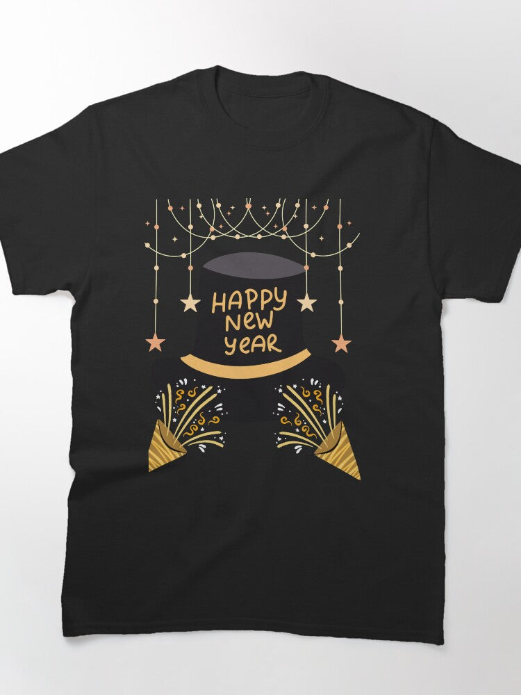 Happy New Year Celebration Tee – Dynamic Festive Event Top