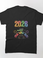2026 Loading Bar Rainbow New Year Countdown Classic T-Shirt