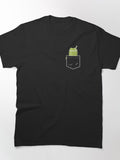 Matcha Pocket Design T-Shirt Cute Barista Tea Party Gift Idea