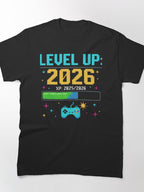Gamer Level Up 2026 Shirt – New Year XP Bar Gaming Community