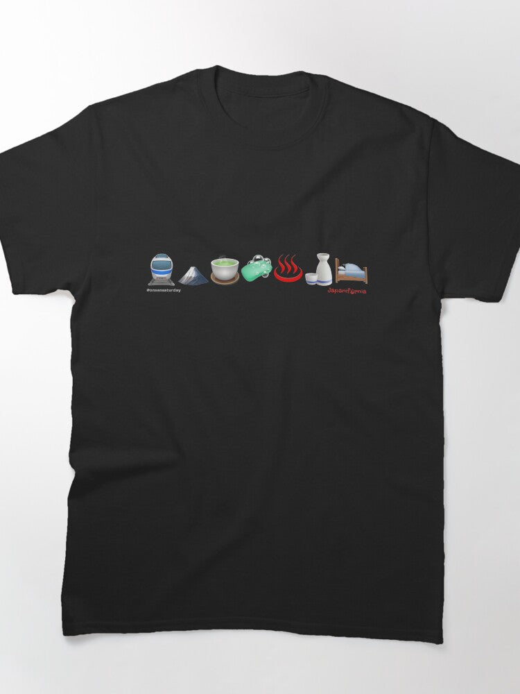 Onsen Saturday Japanese Spa Story Emoji Classic T-Shirt