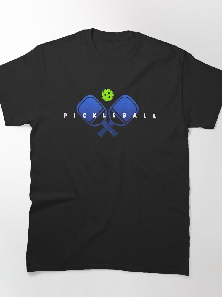 Cool Stylized Pickleball Paddle Graphic Men's Sport Tee