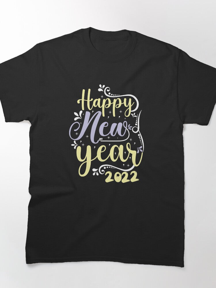 Happy New Year 2022 Retro Tee – Classic Festive Event Shirt