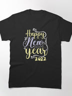 Happy New Year 2022 Retro Tee – Classic Festive Event Shirt
