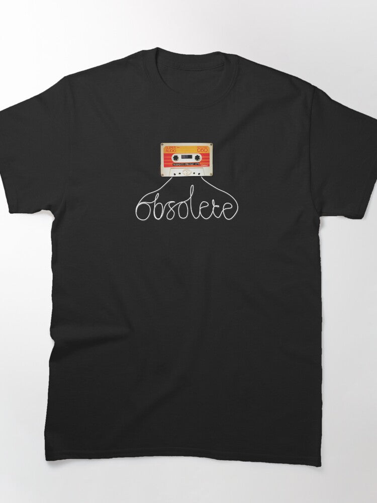 Obsolete Cassette Tape Retro Tech Nostalgia Classic T-Shirt