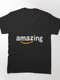 Amazing Amazon Smile Logo Tee - Vibrant Branding Graphic Shirt