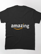 Amazing Amazon Smile Logo Tee - Vibrant Branding Graphic Shirt