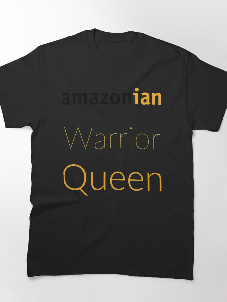 Majestic Amazonian Warrior Queen Tee - Royal Heroine Graphic