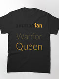 Majestic Amazonian Warrior Queen Tee - Royal Heroine Graphic