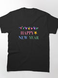 Bunting Banner New Year Tee – Festive Party Decoration Style