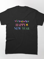Bunting Banner New Year Tee – Festive Party Decoration Style