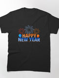 Happy New Year Bold Tee – Striking Festive Party Statement