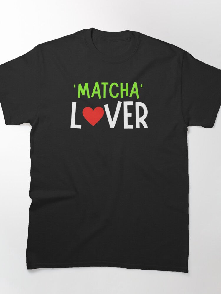 Matcha Lover Simple Graphic T-Shirt Premium Soft Cotton Tee