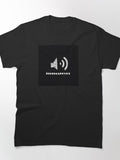Volume Up Music Control Minimalist Quote Classic T-Shirt