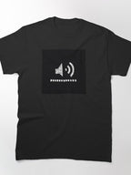 Volume Up Music Control Minimalist Quote Classic T-Shirt