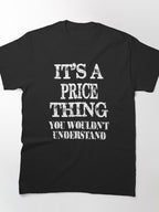 Price Last Name Funny Family Birthday Gift Idea Classic T-Shirt