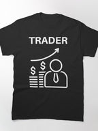 Trader Hustle Hard Financial Market Day Trading Motivation Tee