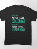 Warren Buffett's First Rule Financial Investing Wisdom Shirt