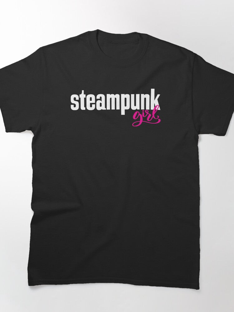 Steampunk Girl Retro Future Mechanical Art Classic T-Shirt