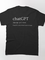 ChatGPT Virtual Oracle Of Wisdom Tee | Philosophical AI Graphic