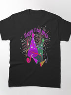 Happy New Year Cute Hats Howdy 2026 Celebration Graphic Tee